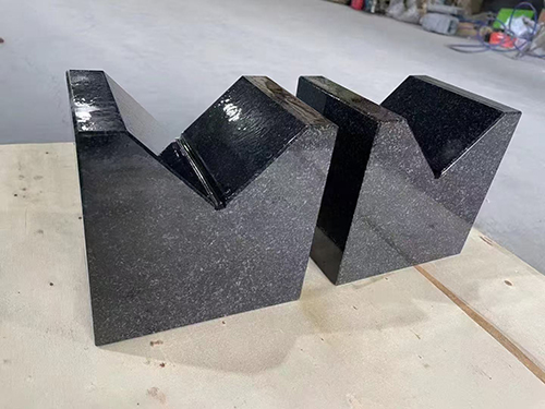 Granite V-shaped frame