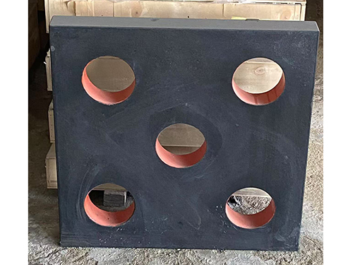 Marble square ruler