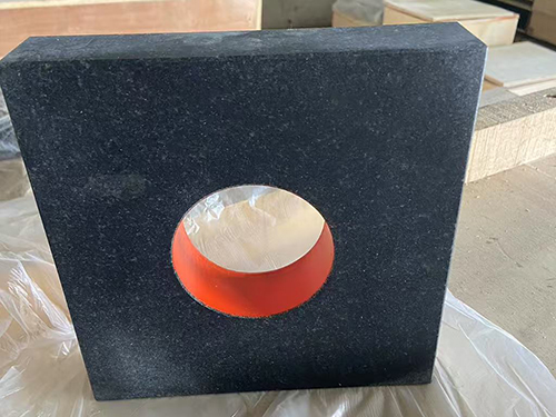Marble square ruler