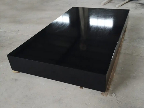Black Grade 00 Precision Granite Surface Plate for Lab Inspection Room