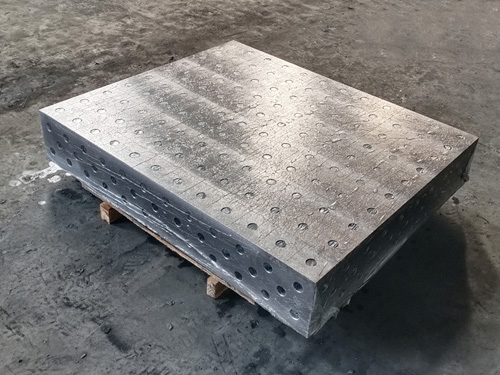 Three dimensional flexible steel welding tooling platform