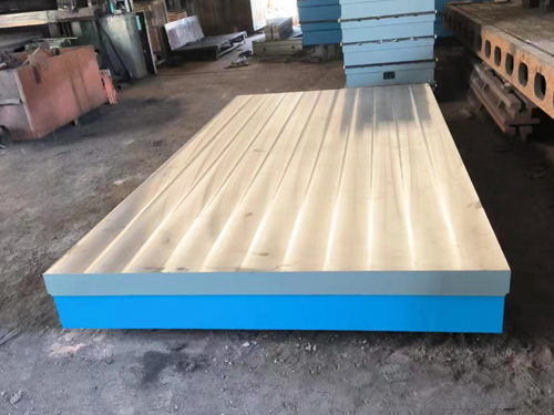 How to install and debug the cast iron platform during use?
