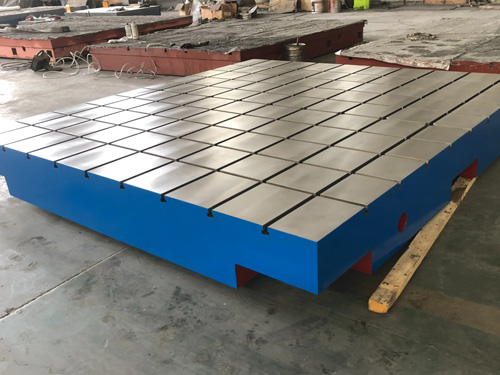 Classification and detection of flatness of cast iron flat platform